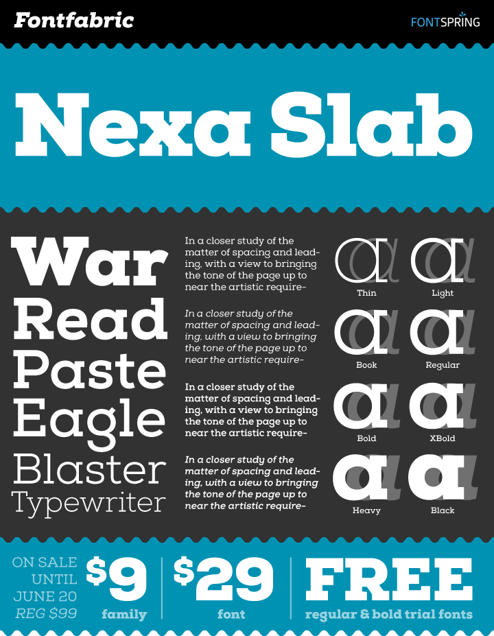 Nexa Slab Black Italic