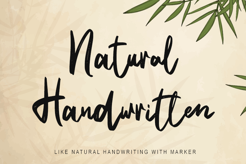 Natural Handwritten - Personal