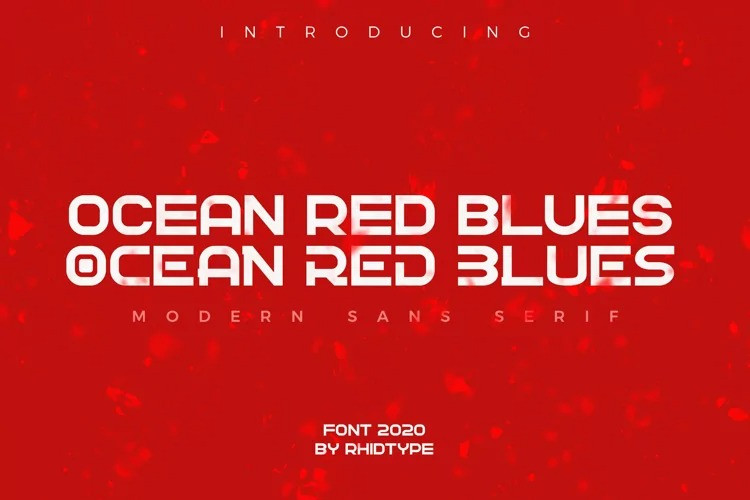 OCEAN RED BLUES