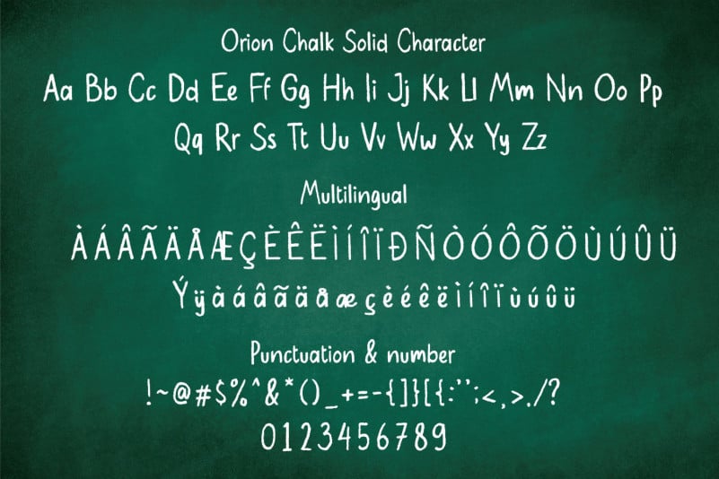 Orion Chalk Scratch Demo Versio