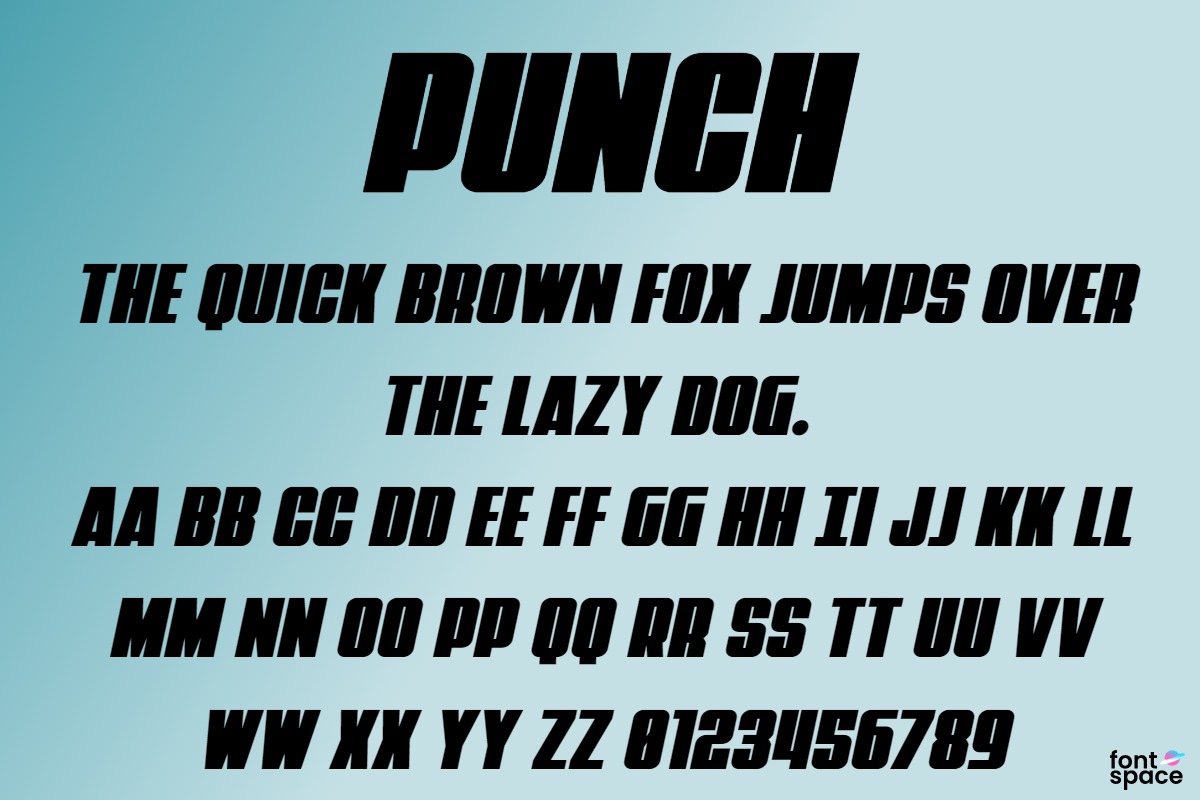 Punch Twotone Italic