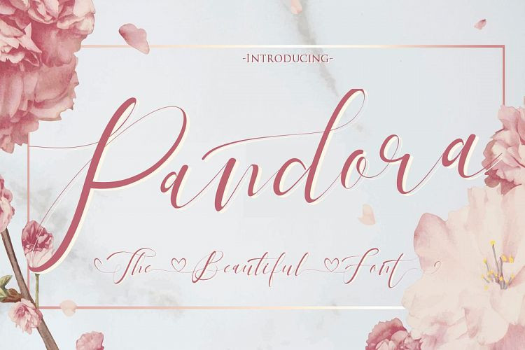 Pandora calligraphy