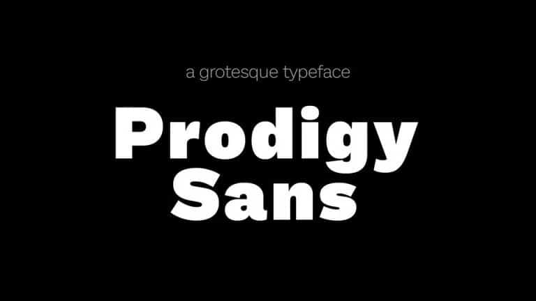 Prodigy Sans