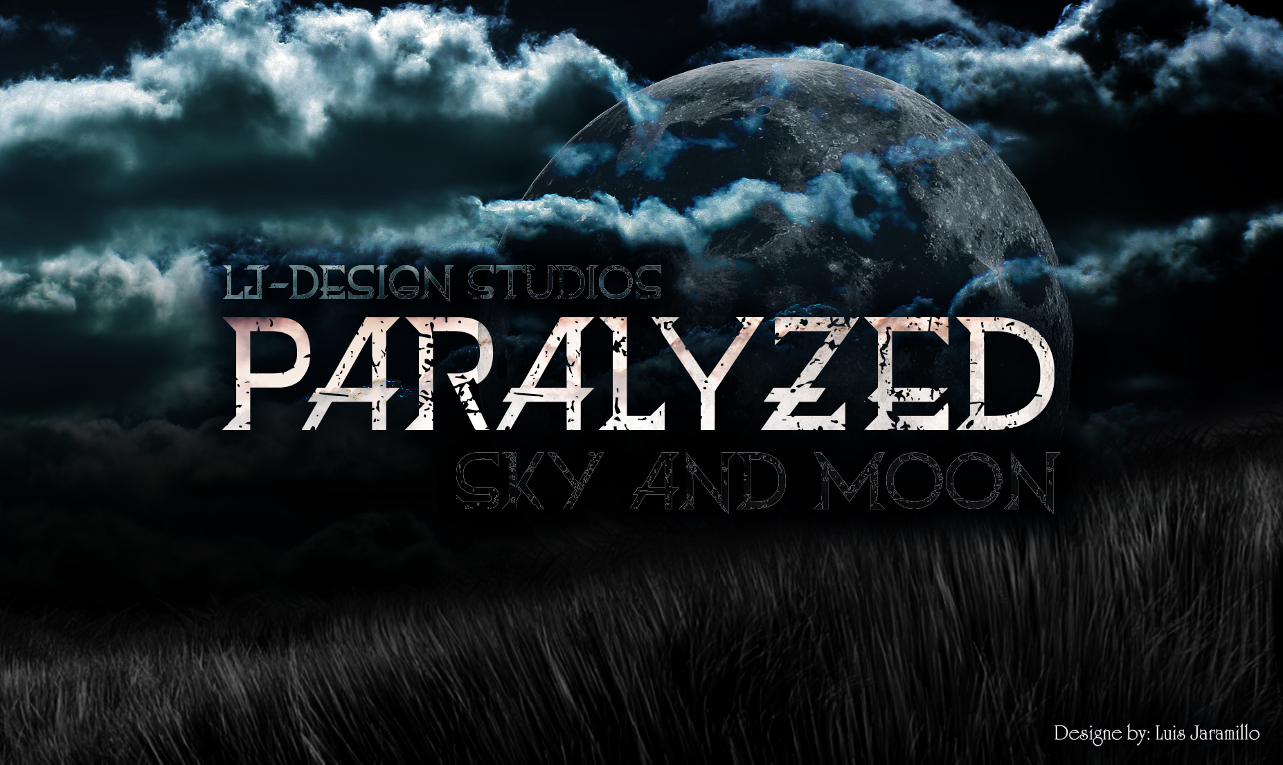 Paralyzed Sky and Moon - LJ-design Studios Grunge Font