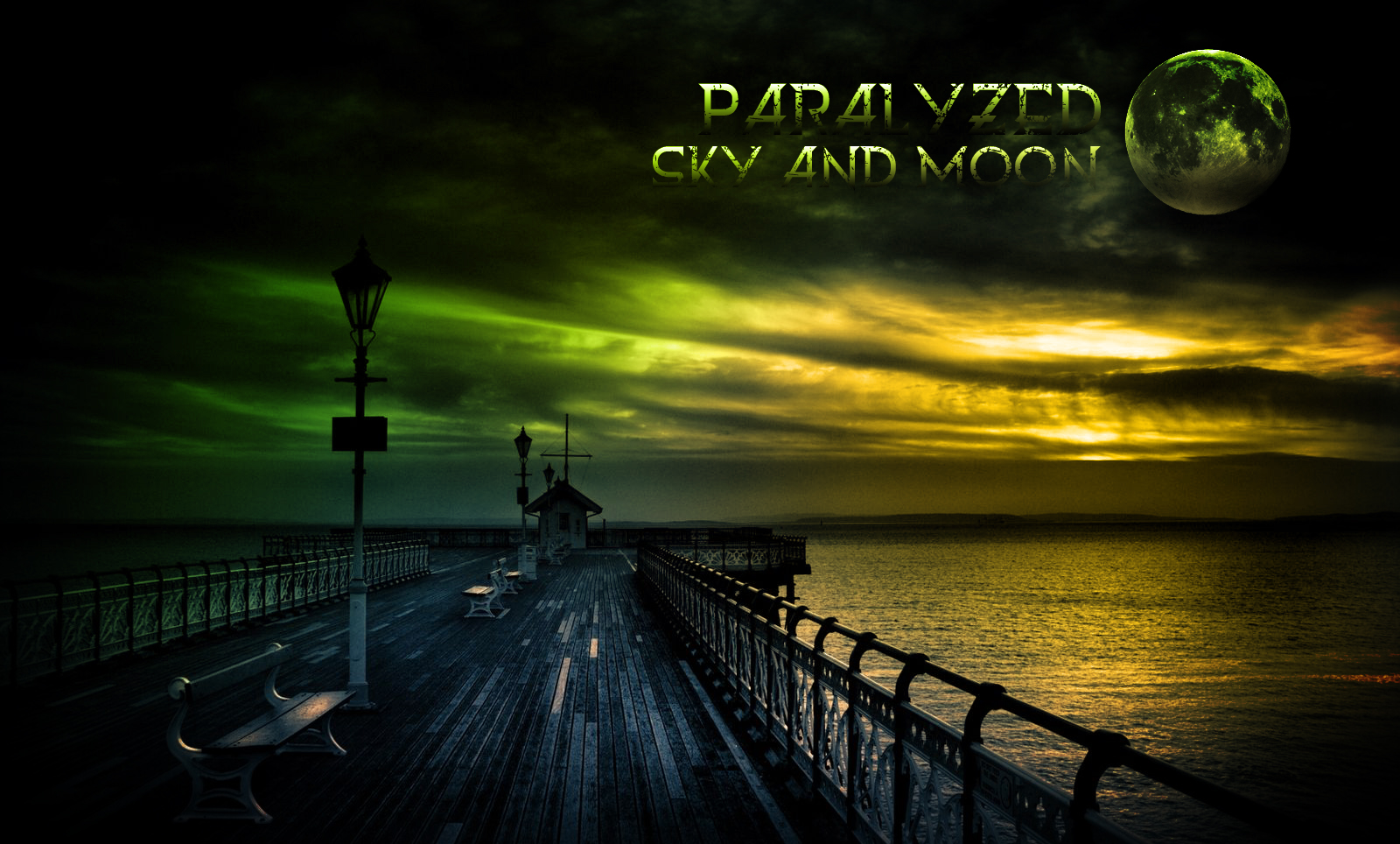 Paralyzed Sky and Moon - LJ-design Studios Grunge Font