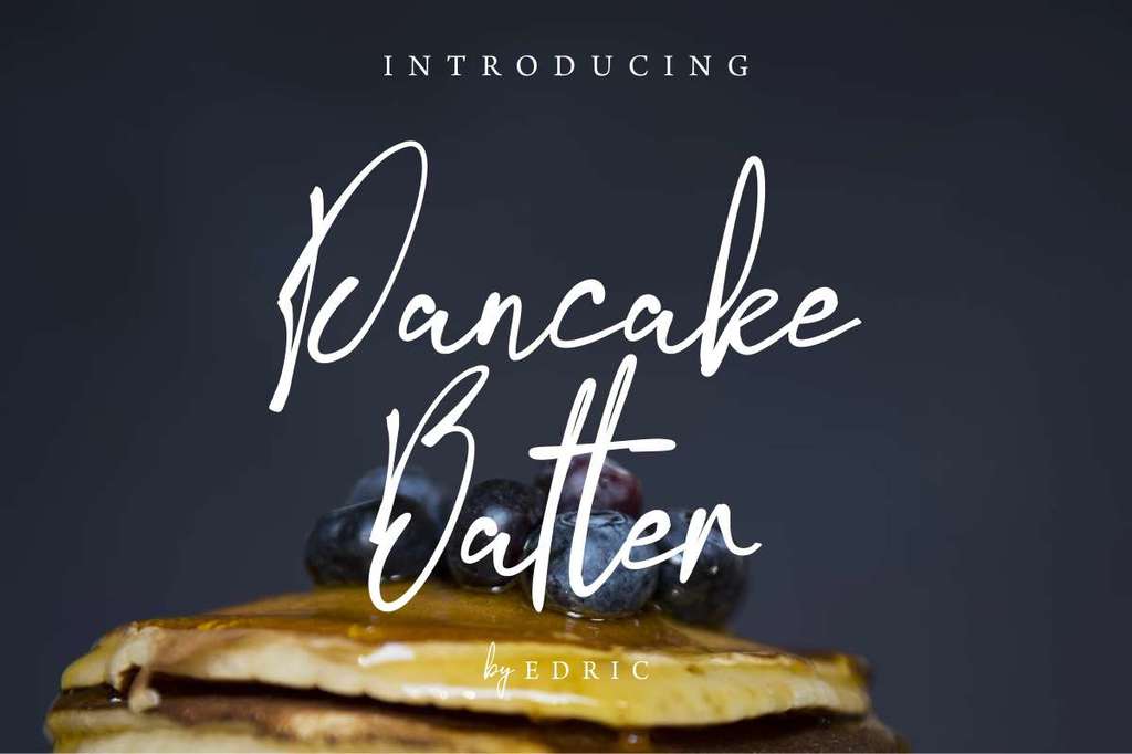 Pancake Batter handwritten Demo