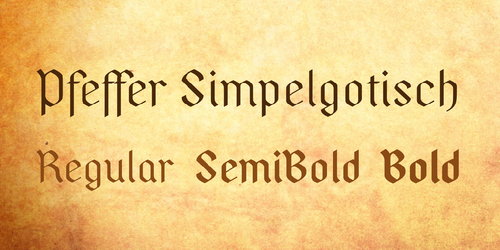 Pfeffer Simpelgotisch