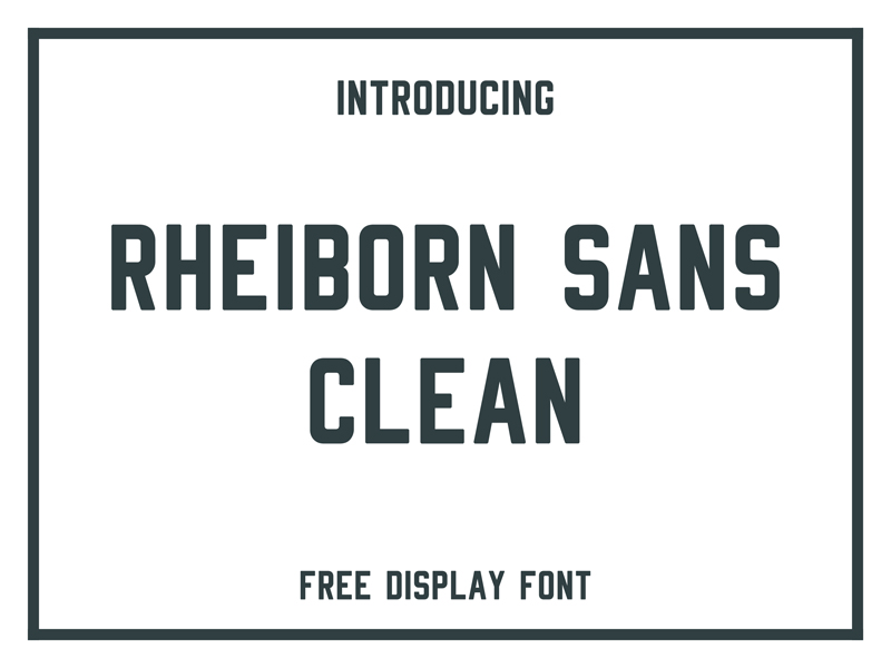 Rheiborn Sans Clean