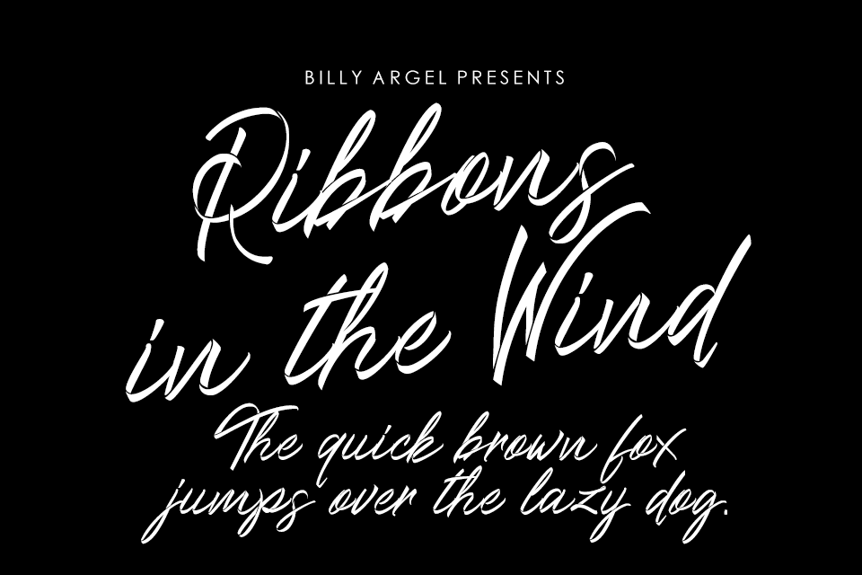 Ribbons in the wind