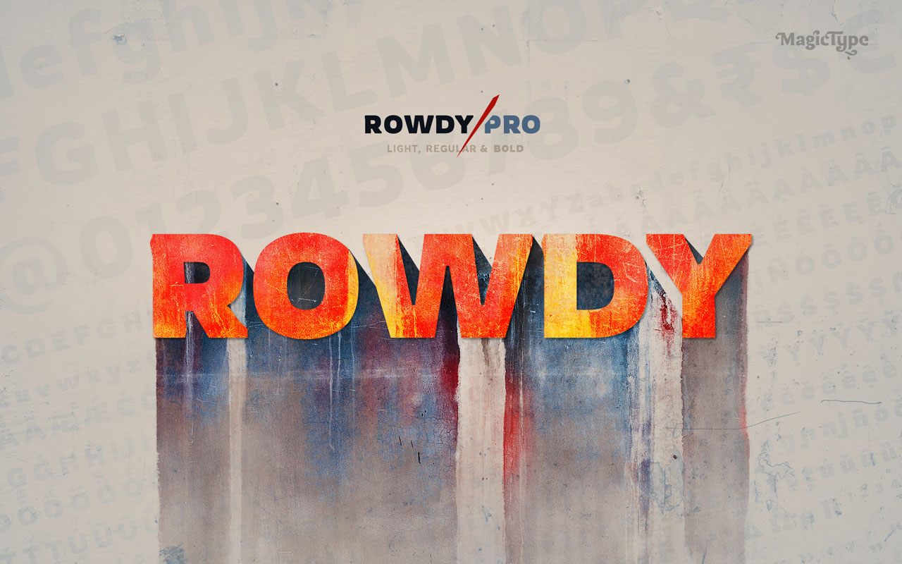 Download Rowdy Font Fontsme Com