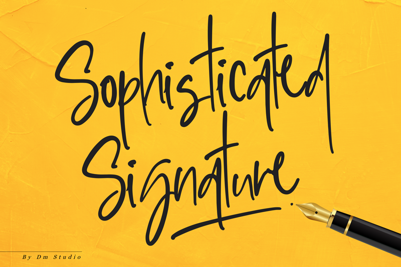 Sophisticated Signature