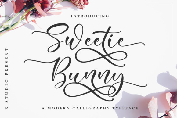 Sweetie Bunny calligraphy