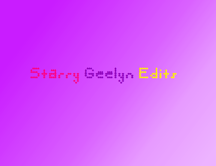 Starry Geelyn Edits