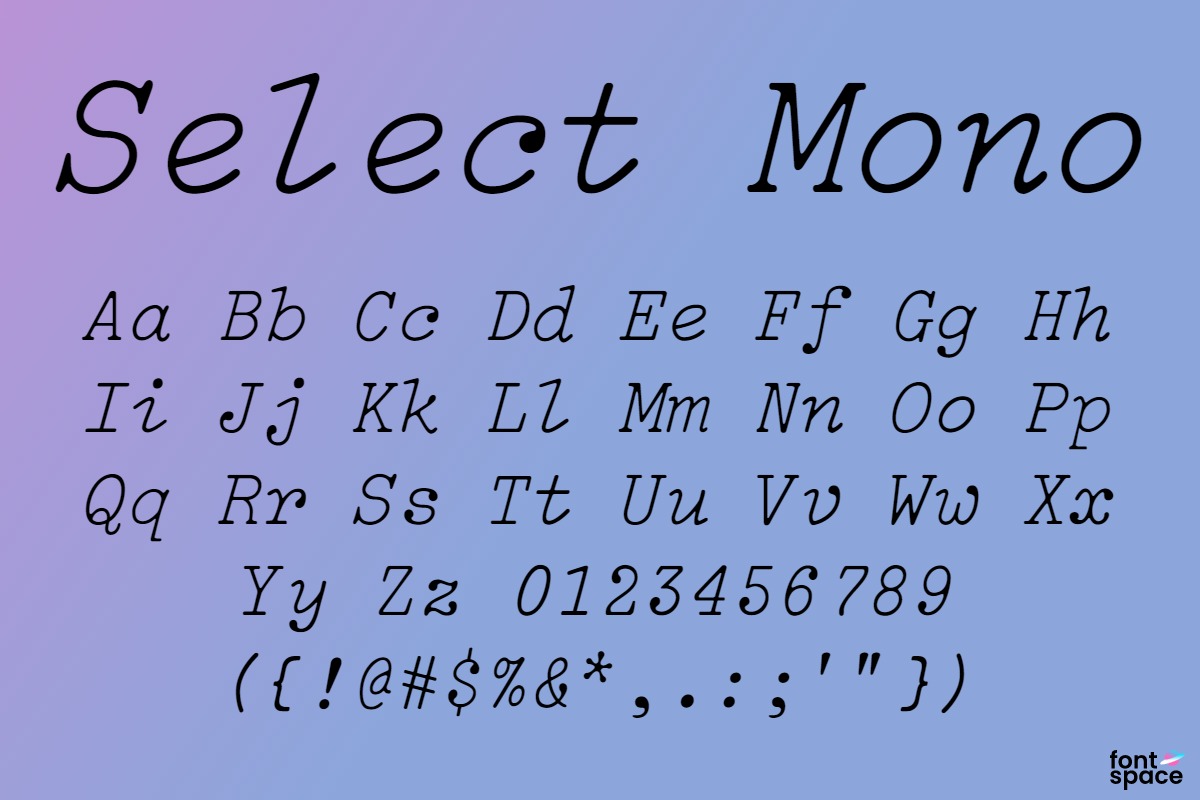 Select Mono