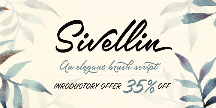 Download Sivellin font | fontsme.com