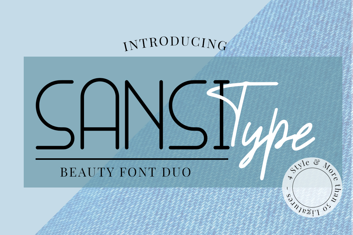 SANSI Outline Italic
