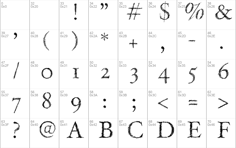 Serif Sketch