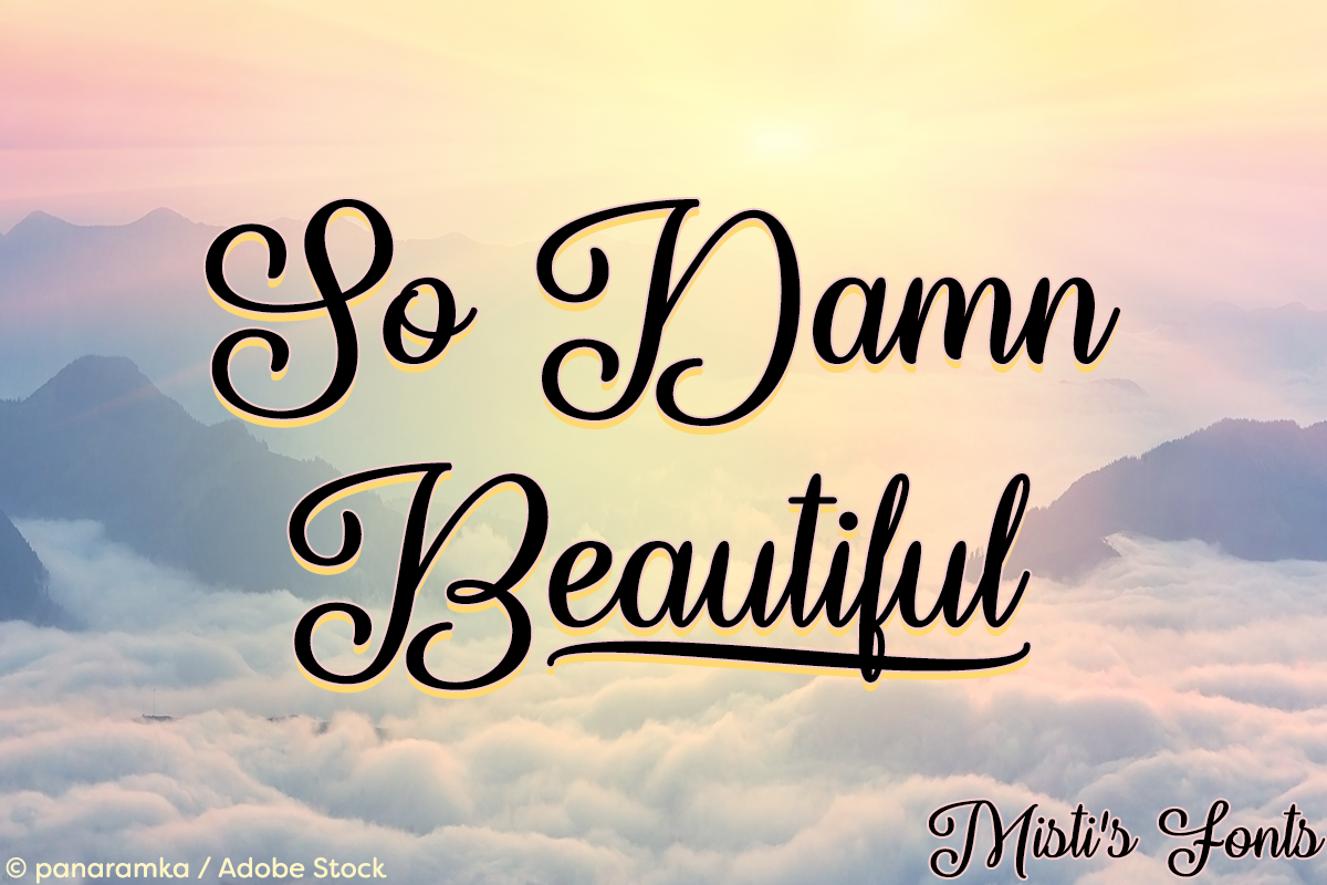 download-so-damn-beautiful-font-fontsme