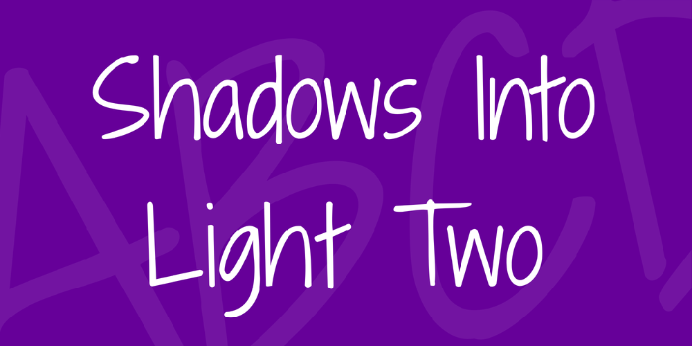 Download Shadows Into Light Two Font Fontsme