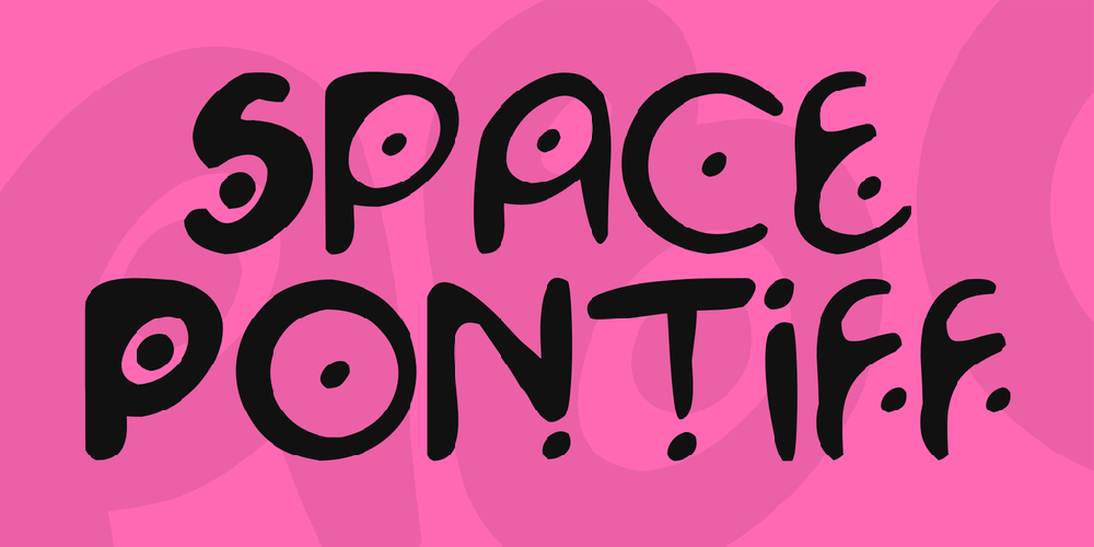 Download Space Pontiff font | fontsme.com