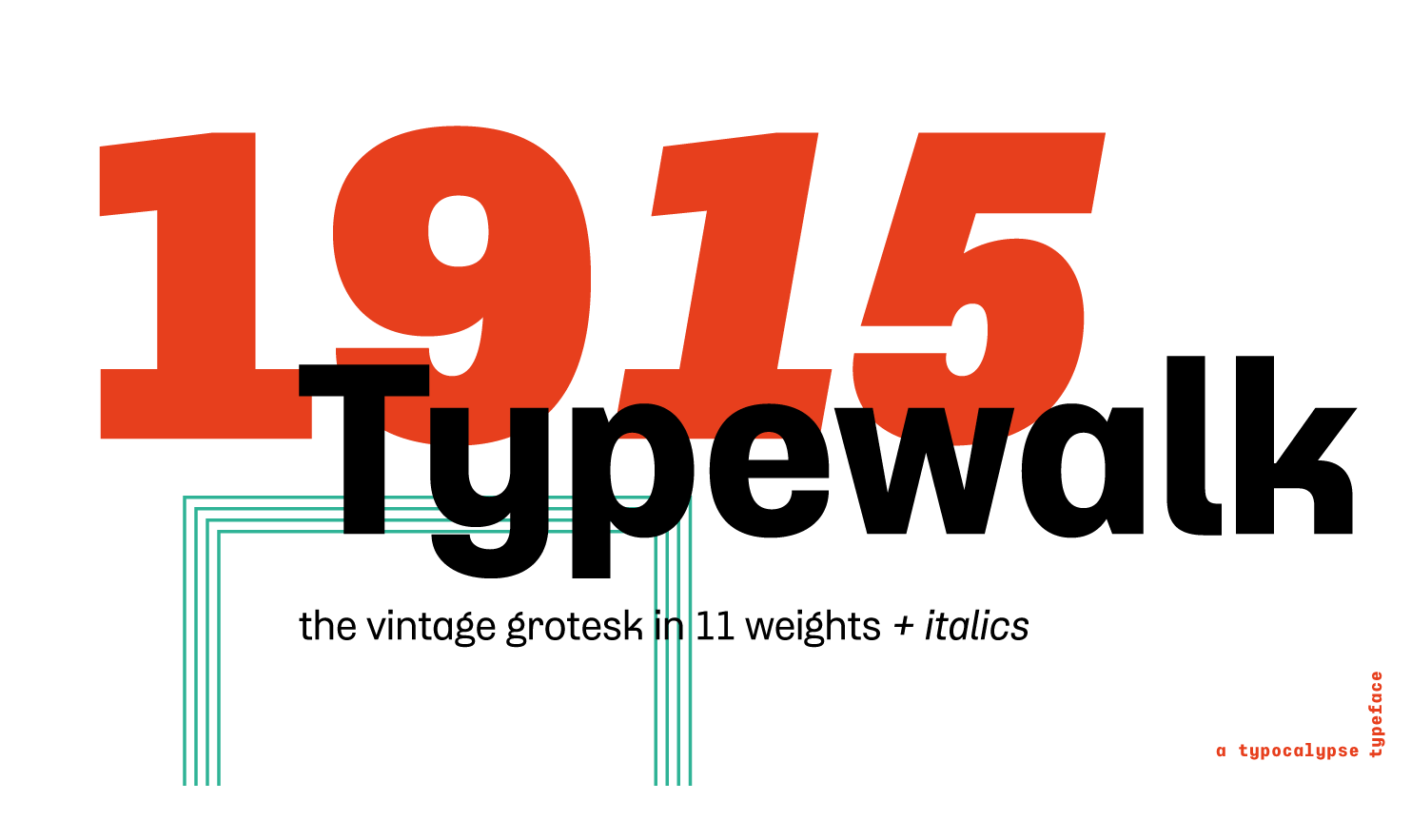 Typewalk 1915