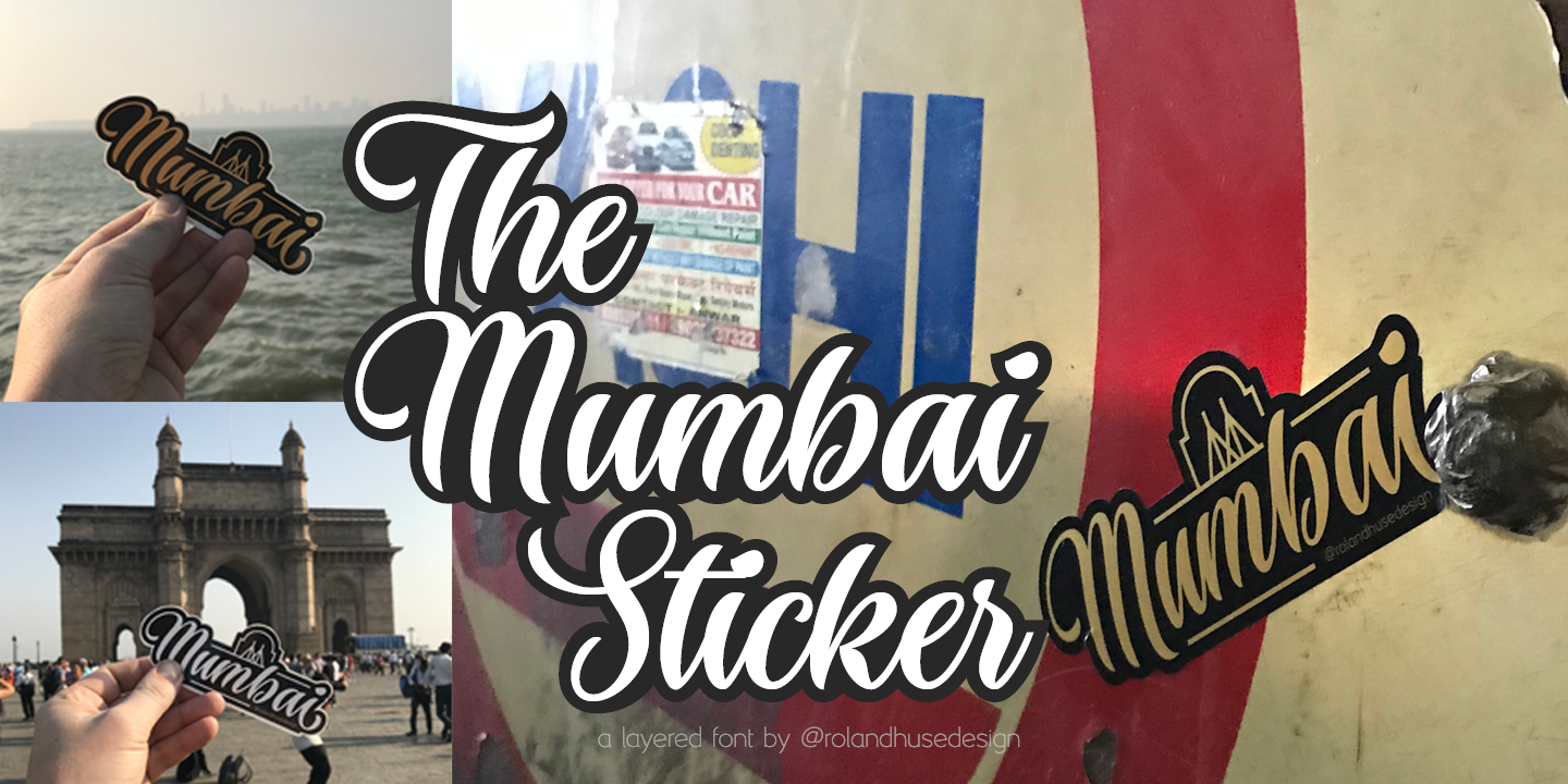 The Mumbai Sticker Demo