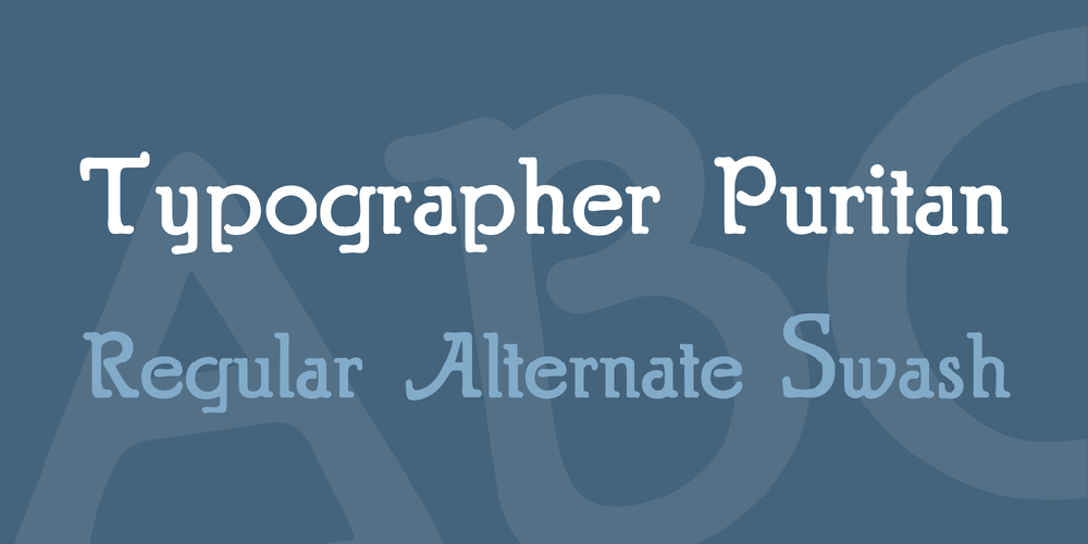 Typographer Puritan