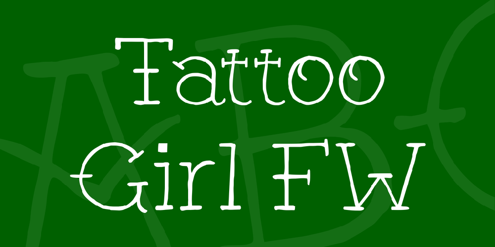 Tattoo Girl FW