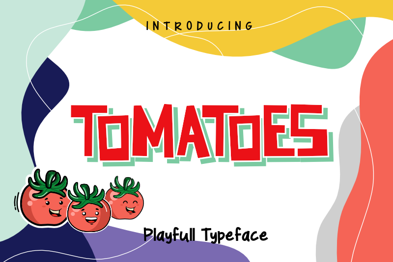 Tomatoes cartoon
