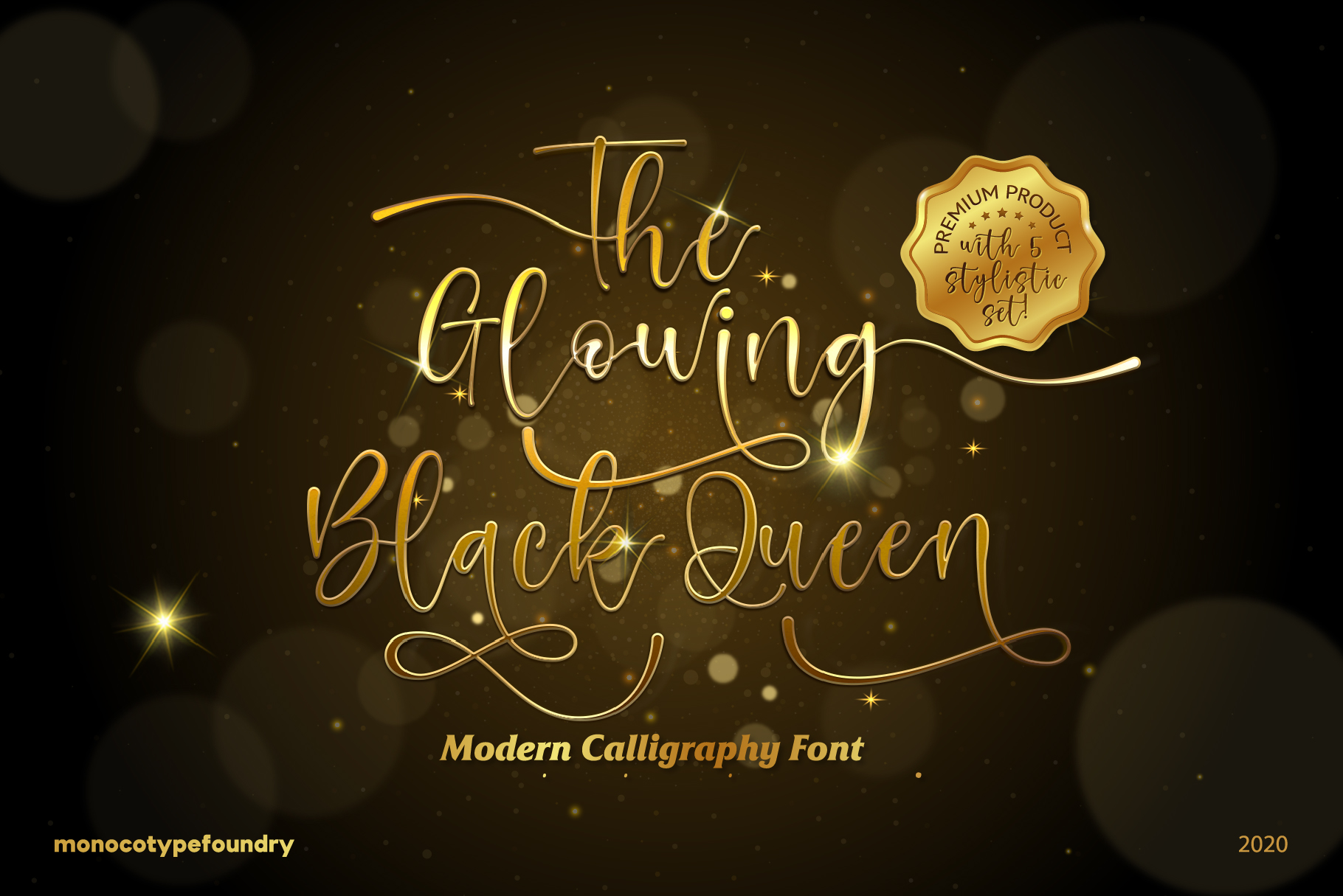 The Glowing Black Queen