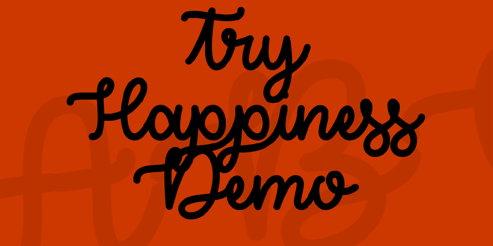 Try Happiness Demo