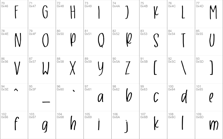 Download Unlucky Handwriting font | fontsme.com