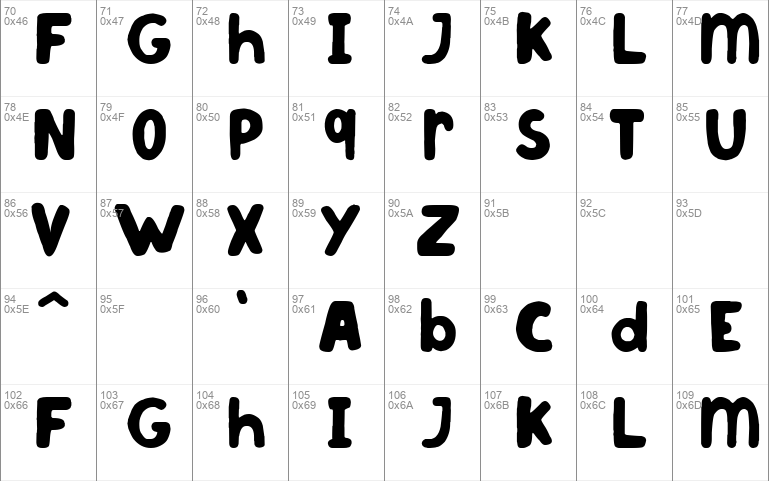 virginia bold typeface