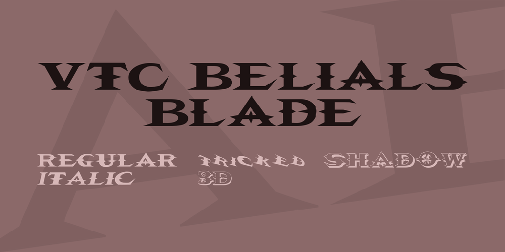 VTC Belials Blade