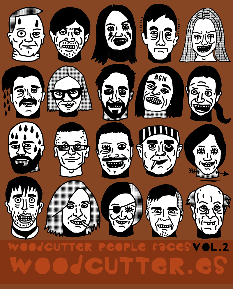 woodcutter people faces vol2