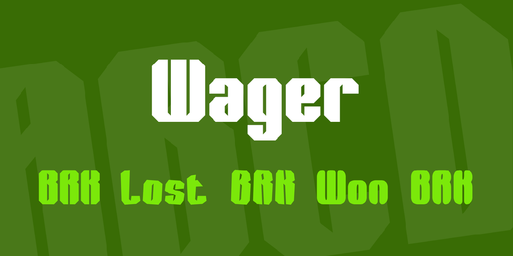 Wager