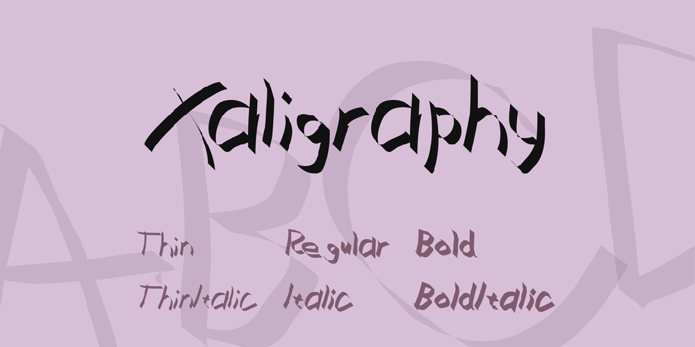Xaligraphy