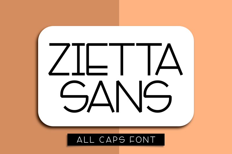 Zietta Sans Personal Use